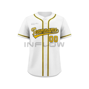 Camisetas de Béisbol con Logotipo Sublimado, Estilo Estadounidense, Lisas, Personalizadas, Blancas, para Béisbol y Sóftbol - Product Image 2