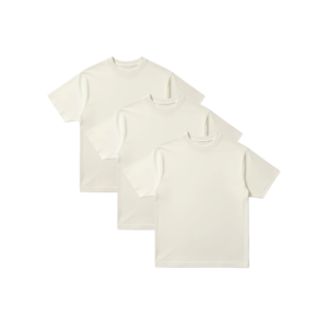 Camisetas cortas S32 Organic Standard Fit Twinset Artic Wolf, paquete de 3 - Product Image 1
