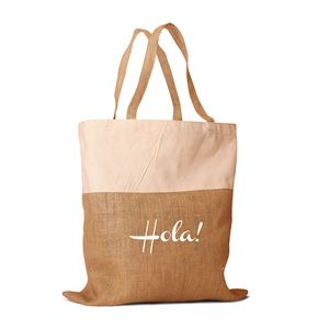 Bolsa de compras de yute ecológica en varios tamaños, estilos, diseños y colores con diseño de impresión de logotipo personalizado para compras de comestibles - Product Image 5