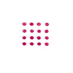 Rubis naturels de Bangkok, ovales calibrés 5x6mm et 6x7mm, pierres précieuses en vrac, émeraudes de laboratoire, formes coussin et poire, disponibles en rouge et rose - Product Image 2