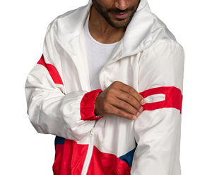 Chaqueta Cortavientos Deportiva Impermeable con Forro de Malla Personalizado, Chaqueta Cortavientos de Nailon de Talla Grande - Product Image 4