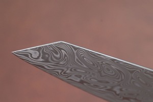 Cuchillo Profesional de Chef Hecho a Mano, Mango de Micarta de Acero Damasco, Alta Ambidiestro, Ecológico para Cocina, Corte de Alimentos - Product Image 6