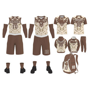 Uniforme de Baloncesto Personalizado de Alta Calidad, Ligero, de Poliéster para Deportes al Aire Libre, con Bolsas - Product Image 1