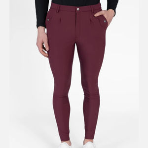 Culottes d'équitation pour hommes, coupe ajustée, respirantes, extensibles, durables, jodhpurs pour l'entraînement et les compétitions équestres, personnalisables - Product Image 1