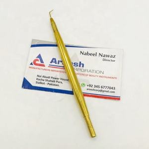 เครื่องแยกขนตาสแตนเลสสำหรับการต่อขนตาแบบยั่งยืนแผ่นทองฉลากส่วนตัว - Product Image 1