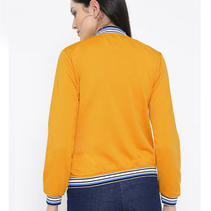 Chaqueta Deportiva Informal Personalizada para Mujer, Talla Grande, Lisa, Teñida, Transpirable, con Cierre de Cremallera, para Invierno, Ropa de Calle - Product Image 2