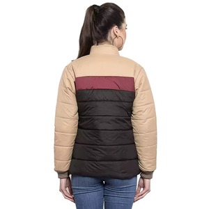 Veste matelassée en nylon imperméable tendance 2025 pour femmes, respirante, surdimensionnée, rembourrée de coton, fermeture éclair personnalisée, vêtements imprimés longs - Product Image 2