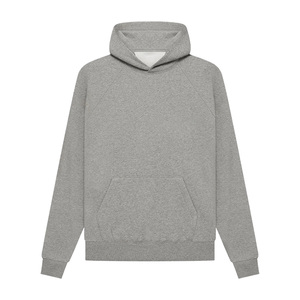 2025 nouveau haut de haute qualité 380 GSM pur coton sweats à capuche coton polaire blanc taille américaine surdimensionné manches raglan hommes sweats à capuche décontractés - Product Image 5