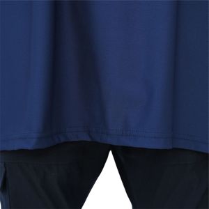 Camiseta de gimnasio de algodón 100% de gran tamaño azul, entrenamiento de rendimiento, camiseta duradera antimicrobiana para entrenamiento, Fitness Boxy Fit - Product Image 6