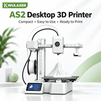 Imprimante 3D FDM haute vitesse 500 mm/s avec nivellement automatique, hotend 320°C, plaque PEI, imprimante de bureau compacte, système PLA ABS TPU