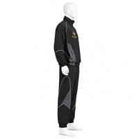Ensemble de survêtement unisexe 2 pièces respirant et léger en nylon avec fermeture éclair, grande taille, coupe-vent color block 2026