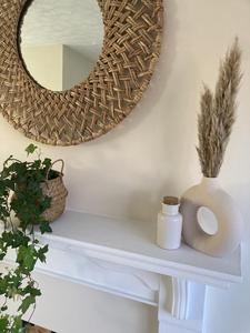 Haute bonne qualité jacinthe d'eau petit miroir rond salle de bain miroir décor personnaliser taille couleur salle à manger meubles - Product Image 5