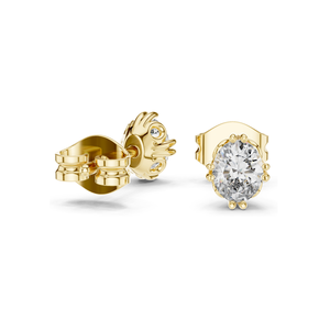 Pendientes de Diamantes Ovalados de Laboratorio, 0.75 CT, Claridad VVS-VS EF, Oro de 18K, 14K, 10K y Plata 925, Oro Rosa, Amarillo y Blanco - Product Image 6