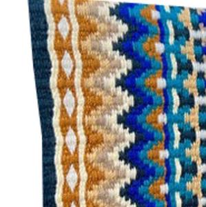 ASHMIRA EQUESTRIAN Tapis de selle Western Ranch multicolore en laine de Nouvelle-Zélande pour l'équitation – Qualité supérieure, très demandé - Product Image 2