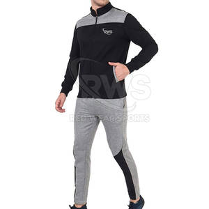 Color sólido Casual Moda Dos piezas Hombres Chándales Venta al por mayor Nueva llegada Hombres Ropa Chándales - Product Image 3