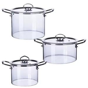 Hotpot crémeux très demandé avec revêtement céramique et poignées en bois, parfait pour accueillir des invités avec confiance et style - Product Image 6