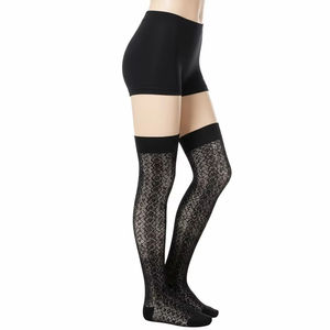 Medias de algodón de LICRA de punto transpirable para niña, calcetines largos elásticos suaves, ropa escolar cómoda, medias para uso diario de moda - Product Image 4