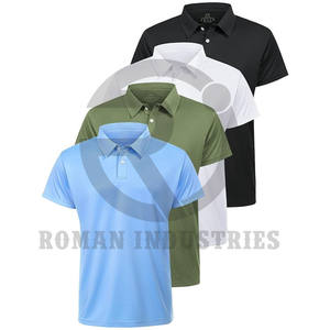 Polos de golf para hombre, de secado rápido, que absorbe la humedad, polos para hombre, camiseta de golf con cuello informal atlética - Product Image 6