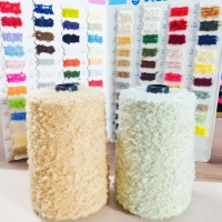 Laine Acrylique Boucle Fantaisie Mohair Boucle Fil pour La Fabrication De Cheveux De Poupée, Crochet À Tricoter, Aiguille Feutrage Poupée Cheveux