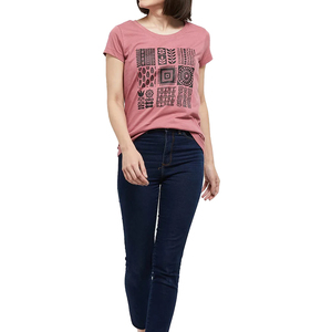 OEM Service เสื้อยืดผู้หญิงดีไซน์ใหม่เสื้อยืดผู้หญิงแบบลำลองสำหรับขนาดผู้ใหญ่ - Product Image 6