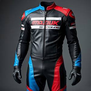 Tubería reflectante, traje de cuero para motocicletas y carreras de autos, seguridad de conducción nocturna, descuento a granel, suministro de club de carreras disponible - Product Image 6