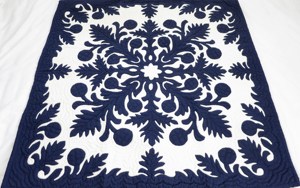 Nouvelle collection de couettes hawaïennes vintage en coton confortable pour berceau de bébé matelassé à la main et appliqué à la main 42 "x 42" de qualité supérieure - Product Image 2