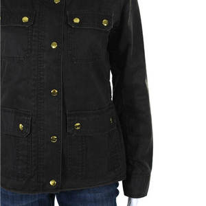 Veste coupe-vent à boutons pour femmes avec logo personnalisé, de haute qualité, prix de gros, veste cargo pour femmes de haute qualité - Product Image 6