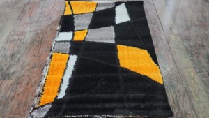 Alfombra Adiva de poliéster de pelo largo, tejida en jacquard, antideslizante, de grosor medio, de la mejor calidad del fabricante de Gaziantep. - Product Image 3