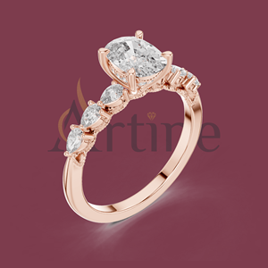 Bague personnalisée 18K Factory Direct à prix abordable - Product Image 1