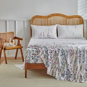 Nouvelle conception, ensemble de draps en coton 100%, haute qualité, 4 pièces, ventes chaudes, doux, 300 fils, résistant à l'eau, style moderne - Product Image 6