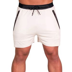 Pantalones cortos de malla de talla grande personalizados de verano para hombre, pantalones cortos informales transpirables de buena calidad para hombre, pantalones cortos de verano para correr, pantalones cortos de malla para Fitness - Product Image 1