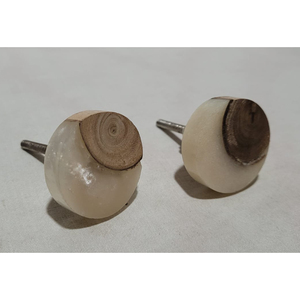 Meilleur bouton de porte en bois et résine Poignée de luxe en bois et résine en métal pour porte d'armoire de l'Inde - Product Image 6