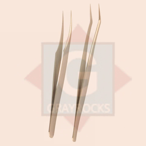 Pince à épiler pour extension de cils en acier inoxydable avec logo personnalisé Instruments de beauté Volume Ensemble de pinces à épiler pour extensions de cils - Product Image 2