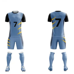 Uniforme de football uni pour adultes, dernier design, vêtements de football respirants, couleurs personnalisées, logo unisexe, haute qualité, OEM/ODM - Product Image 2