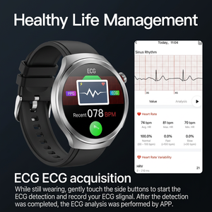 Reloj Inteligente Sower ET475 con Pantalla AMOLED Redonda de 1.73 Pulgadas, Monitor de Salud, Llamadas Bluetooth, ECG, NFC, Asistente de Voz, Dispositivo Unisex - Product Image 6