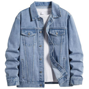 100% veste en jean de coton pour hommes vêtements décontractés de haute qualité vestes en jean pour hommes veste en jean pour hommes - Product Image 1