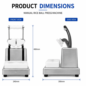 Machine professionnelle pour la fabrication d'Onigiri, machine manuelle pour former des boulettes de riz, moule à sushi triangulaire, <span class=keywords><strong>presse</strong></span> pour faire des boulettes de riz japonaises - Product Image 4