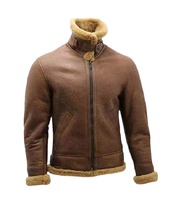 Blouson d'hiver pour homme en similicuir et fausse fourrure, style pilote, décontracté, avec fermeture éclair, chaud, pour l'extérieur, grande taille, OEM, pour moto, style urbain, chauffant et coupe-vent