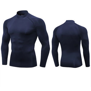 T-shirt de sport respirant à manches longues, à séchage rapide, compression, rashguard pour hommes, rashguard de MMA, rashguard de BJJ - Product Image 3