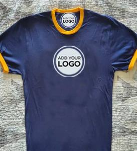 Premium Bella Canvas camisetas personalizadas su propio cuello de timbre camiseta hombres - Product Image 2