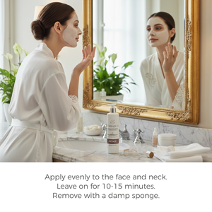 Masque Visage Luxe RELAXPERIENCE 250ml avec Acide Hyaluronique de Soie, Son de Riz, Grenade, Rétinol Hydratant Anti-Âge OEM ODM - Product Image 2