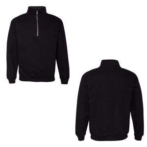 Sweat-shirts pour hommes à col montant doux, brodés et sérigraphiés, 100% coton molletonné, teint uni, couleurs personnalisées pour l'hiver - Product Image 1