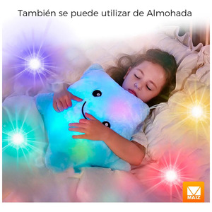Soft Baby <b>Star</b> Plush Pillow <b>Cushion</b> with LED Light - Assorted Colors - Product Image 4