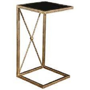Meubles de salon en bois Table noire Table de chevet Table basse ronde - Product Image 3