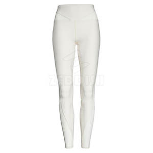 Legging de fitness pour femme Pantalon de sport d'entraînement sans couture avec motif solide - Product Image 1