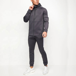Conjunto de chándal con logotipo personalizado para hombre, ropa para trotar, chándales para hombre, color sólido, venta al por mayor - Product Image 1