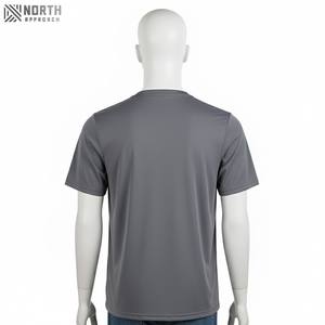 เสื้อยืดแขนสั้นลำลองพิมพ์ลายสำหรับผู้ชายเสื้อยืดวิ่งฤดูร้อนยืดหยุ่นสูงแห้งเร็วระบายอากาศได้ดี - Product Image 2