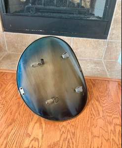 Large Metal Log Rack in <b>Grey</b> Perfect for Outdoor and Indoor Fireside Wood <b>Storage</b> Solutions and Stylish Organization - Product Image 6