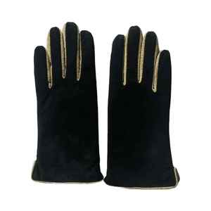 Vente en gros de gants en cuir longs d'hiver pour l'opéra, en peau de mouton, coudes chauds pour enfants, écran tactile personnalisé pour femmes - Product Image 5