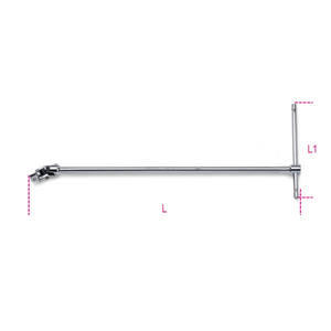 Raccord en T carré chromé mâle 1/2 pouce - Product Image 1